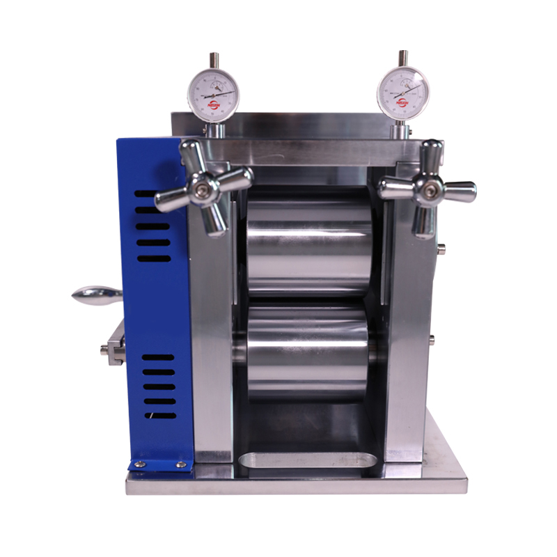 manuelle horizontale Walzenpressmaschine Für Kalandrieren der zylindrischen Batterieelektrodenfolie 