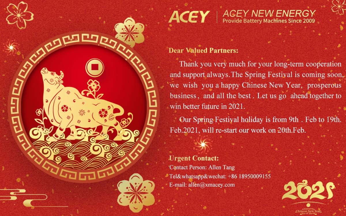 chinesische Neujahrsmitteilung